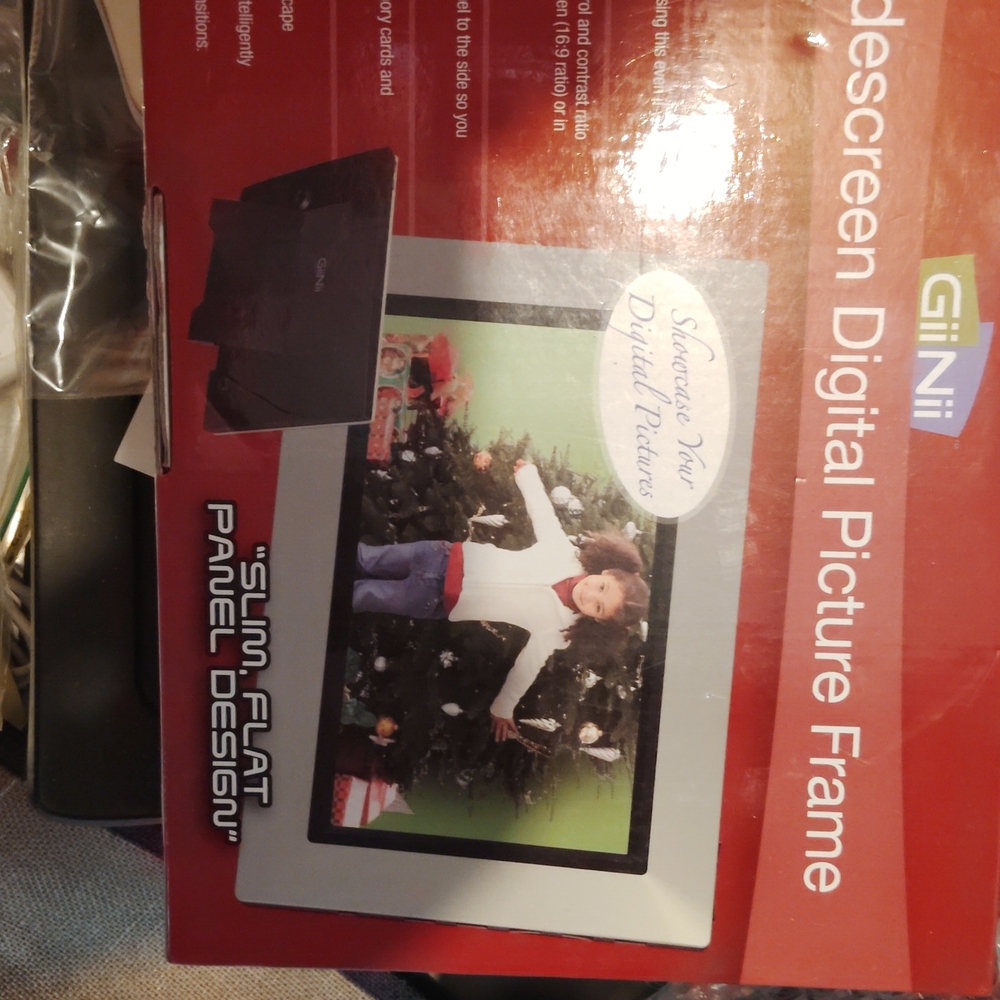 Black Digital Picture Frame